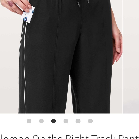 Lululemon On the Right Track Pants Sz 8 - Picture 2 of 9